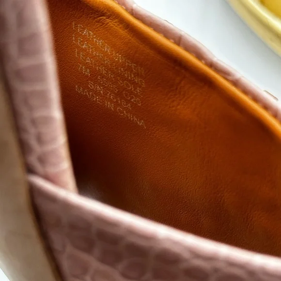 🆕 TORY BURCH 🧿 NWOT Martine 25mm Slides, Pink Croc Embossed Crystal, Sz 7 - Picture 15 of 16